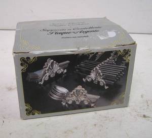 lot 74 image: Set of Silver Plated Buffet Caddies