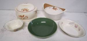 lot 97 image: Made in USA serving dishes