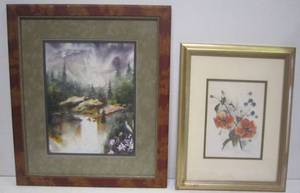 lot 83 image: 2 Water Colors