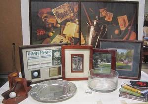 lot 85 image: Golf Decor &amp Instructional Videos
