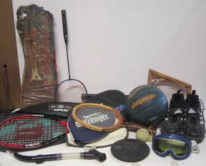 lot 90 image: sporting goods