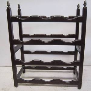 lot 146 image: Wooden wine rack