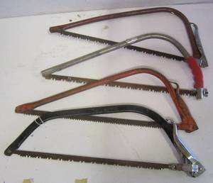 lot 175 image: 4 bow saws