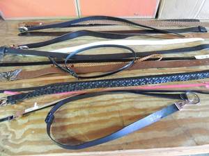 lot 577 image: womens belt lot-sizes 10- XL, sm-med., 8, all sizes