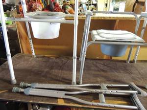 lot 546 image: 3 new Invacare bedside commodes