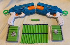 lot 144 image: Nerf Guns with ALL the Ammo