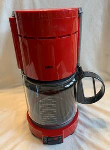 lot 158 image: Braun Red Coffee Maker
