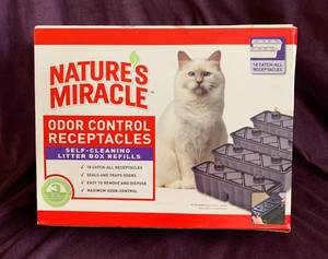 lot 181 image: Natures Miracle Litter Box refills