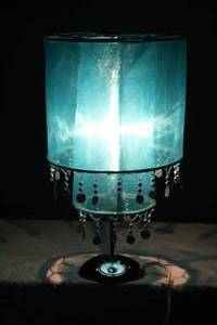 lot 5 image: Teal Lamp