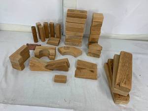 lot 57 image: 47 Wooden blocks