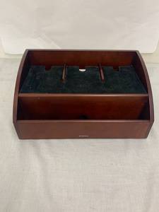 lot 32 image: Brookstone Bedside organizer