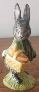 lot 12 image: VINTAGE ROYAL ALBERT LITTLE BLACK RABBIT BEATRIX POTTER