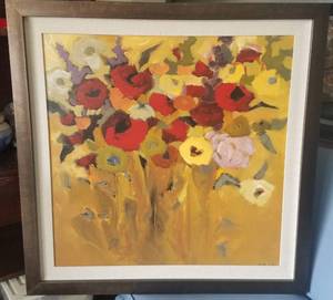lot 45 image: LARGE SIZE PAINTING  WALL DECOR (33 X 33)