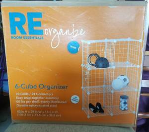 lot 74 image: ROOM ESSENTIALS 6-CUBE ORGANIZER (NEW)