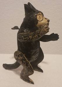 lot 79 image: RARE FIND VINTAGE 1920S GUNTHERMANN FELIX THE CAT (KRAZY-KAT) TIN WIND-UP TOY (GERMANY)