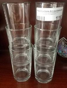 lot 116 image: LOT OF 6 WINE GLASSES (PARIS)