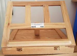 lot 154 image: WOODEN FOLDING PAINTING EASEL