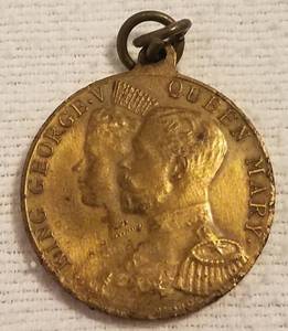 lot 96 image: ANTIQUE KING GEORGE V AND QUEEN MARY CORONATION MEDAL (JUNE 22, 1911)