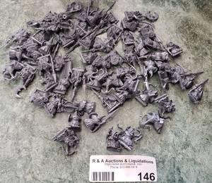 lot 146 image: LOT OF COLLECTIBLE GAME FIGURINES