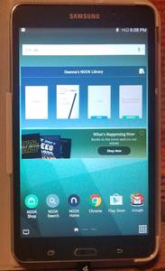 lot 166 image: SAMSUNG GALAXY TAB 4 NOOK EDITION MODEL SM-T230NU (SEE PICTURES)