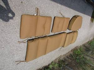 lot 85 image: Big Lot-Lounge Cushions Set-Mixed Sizes-Sunbrella