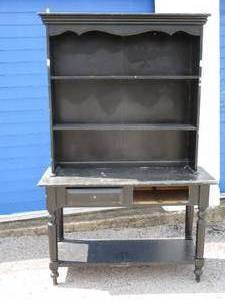 lot 98 image: Vintage 2-Part Hutch