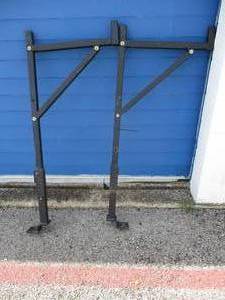 lot 106 image: 2-Utilty Cargo Rails  Ladder Rack  For Pickup