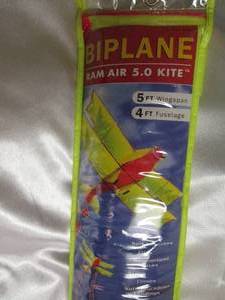 lot 8 image: The Kite Factory 5-Ft Wing span Biplane Kite