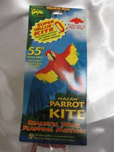 lot 9 image: Gayla-55-Wing Span  Macaw Parrot Kite