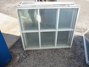 lot 113 image: Lot Of 7-Glass Windows-Great For Crafting