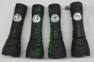 lot 12 image: New rechargeable dual function LED flashlight, 4 total