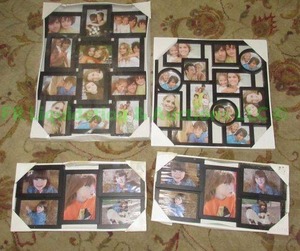 lot 56 image: Collage photo frames