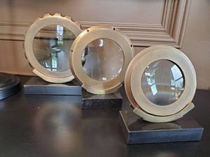 lot 2 image: Abbott Magnifiers by Interlude Home
