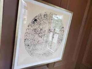 lot 6 image: Framed Giclee on Paper Mandala 1