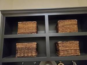 lot 49 image: Four Wicker Storage Baskets