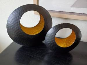 lot 57 image: Two Metal Decor Items