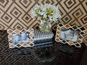 lot 60 image: Tozai Home Frames, 3 Books & Faux Flowers