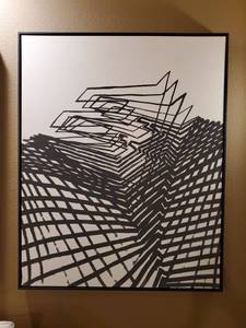 lot 68 image: Framed Art on Fabric Harmony 1