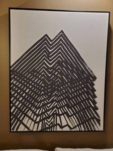 lot 69 image: Framed Art on Fabric Harmony 4
