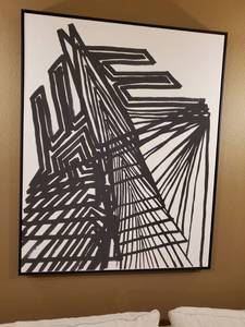 lot 70 image: Framed Art on Fabric Harmony 2