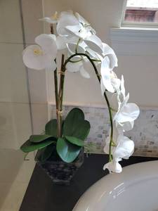 lot 95 image: Faux Orchid