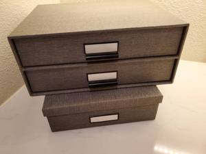 lot 100 image: Recycled Boxes by Biggo Box of Sweden