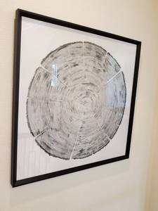 lot 215 image: Framed & Signed Art by Sandrine Pelissier Time Lines 2