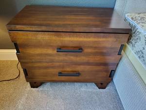 lot 225 image: Coaster Furniture Yorkshire 2 Drawer Nightstand