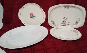 lot 222 image: 4 Ceramic Platters