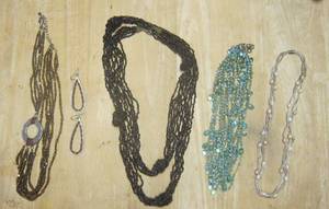 lot 230 image: Seed Bead Necklaces