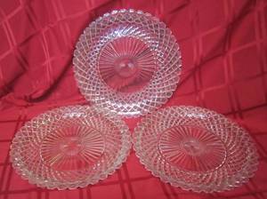 lot 243 image: Glass Serving Platters