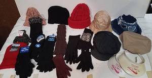 lot 282 image: Gloves &amp Hats