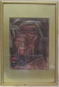 lot 318 image: Framed Southwest print