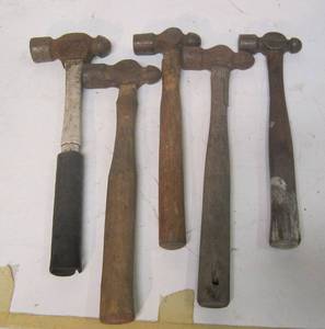 lot 320 image: Ball Peen hammers
